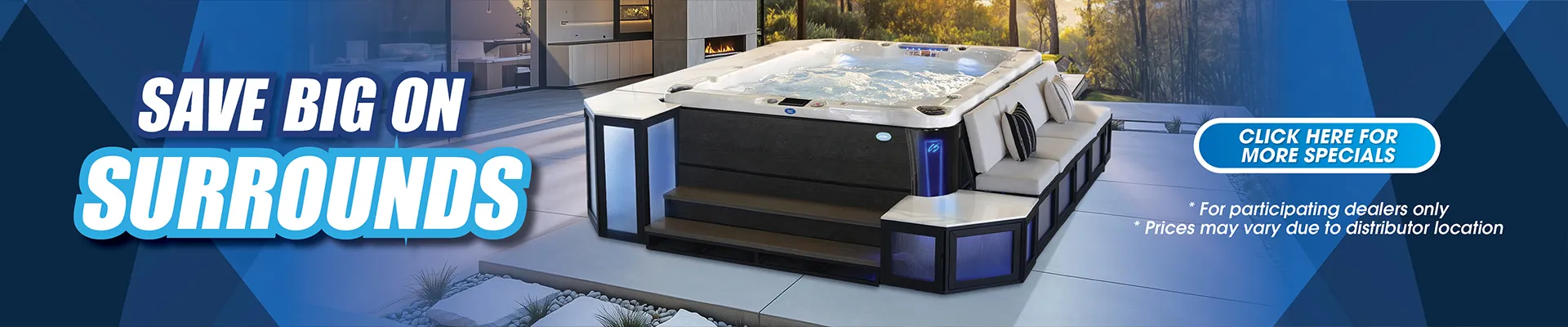 Calspas hot tub being used in a family setting - Fayetteville