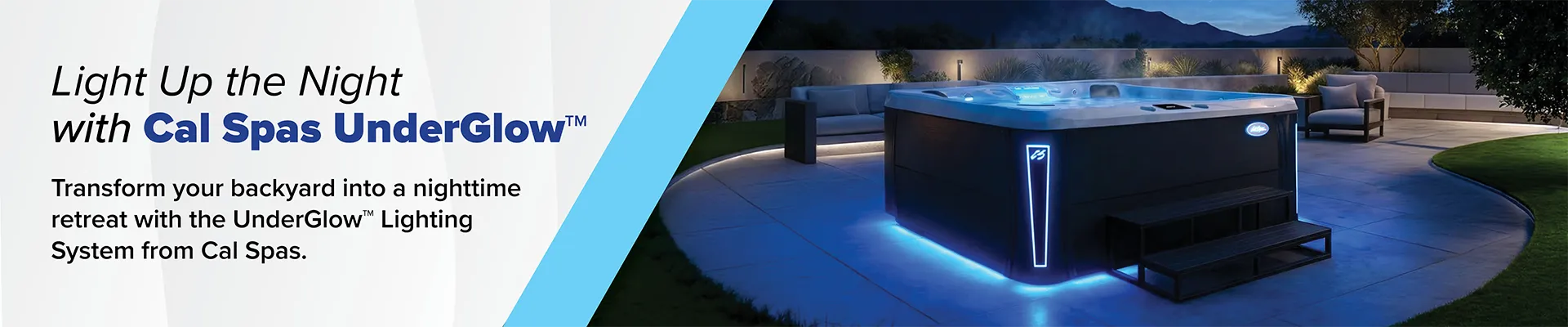 Calspas hot tub being used in a family setting - Fayetteville